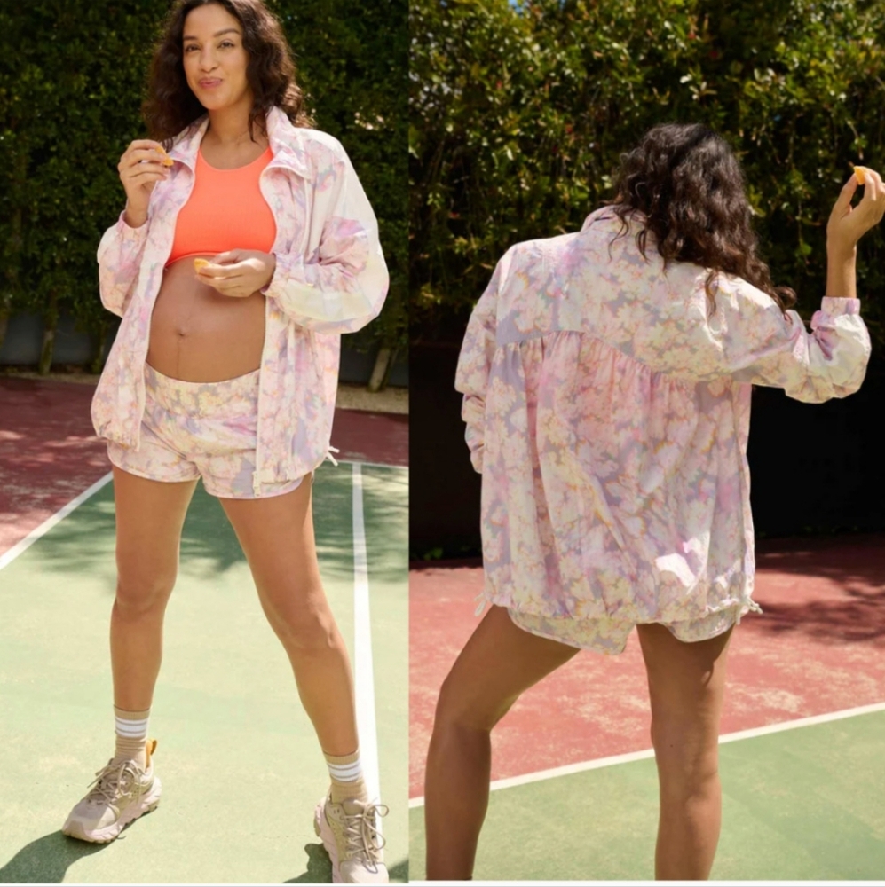 NWT Free People Movement X Hatch Maternity Zip-Up Jacket XS Under The Sun